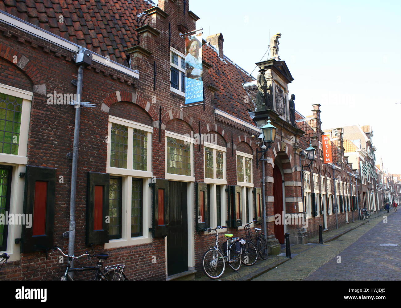 Musée Frans Hals, musée municipal à Haarlem, Pays-Bas à Groot Heiligland street. Créé en 1862 Banque D'Images