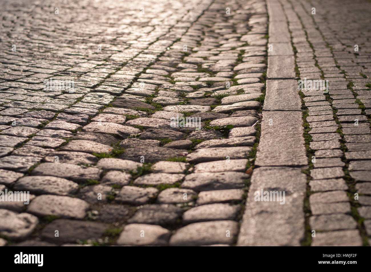 Cobblestone, Gengenbach, Offenburg, Forêt Noire, Bade-Wurtemberg, Allemagne Banque D'Images