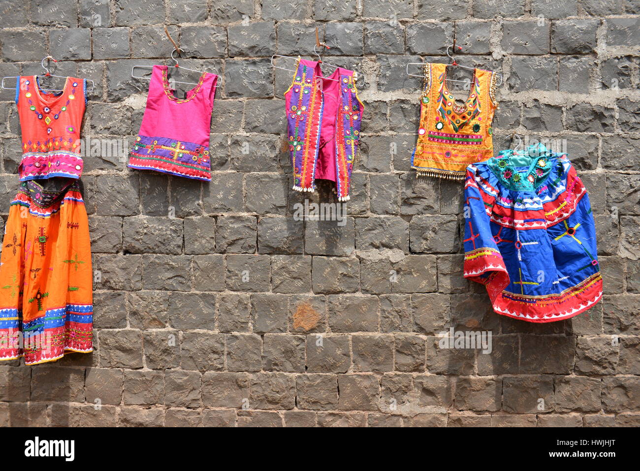 Banjara, tissu traditionnel de la mode traditionnelle , la culture indienne , # labani toiles , # banjara Banque D'Images