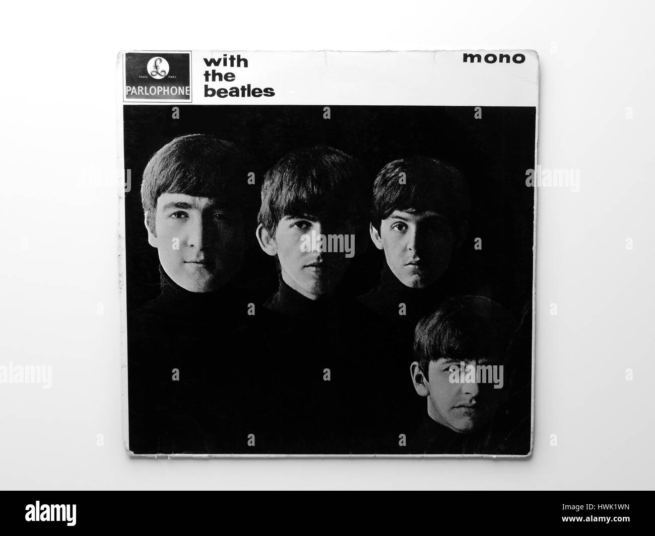 De rares 1963 avec les Beatles, album mono par Parlophone Banque D'Images