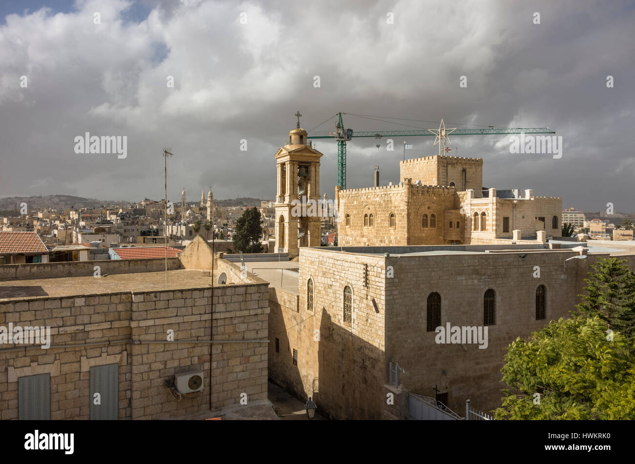 Bethléem, ville de Cisjordanie, Israël. Banque D'Images