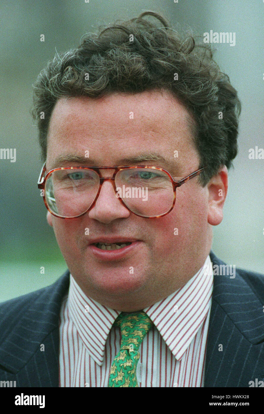 NIGEL TWISTON DAVIES-entraîneur de chevaux de course 06 Octobre 1994 Banque D'Images