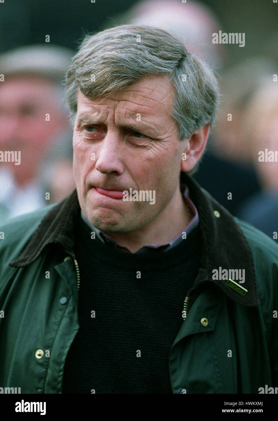 K.F. Entraîneur de chevaux de course BIBARD 24 Novembre 1994 Banque D'Images