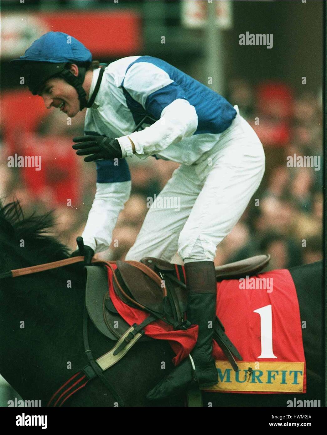 NORMAN WILLIAMSON & COURSES CHELTENHAM ALDERBROOK 14 Mars 1995 Banque D'Images