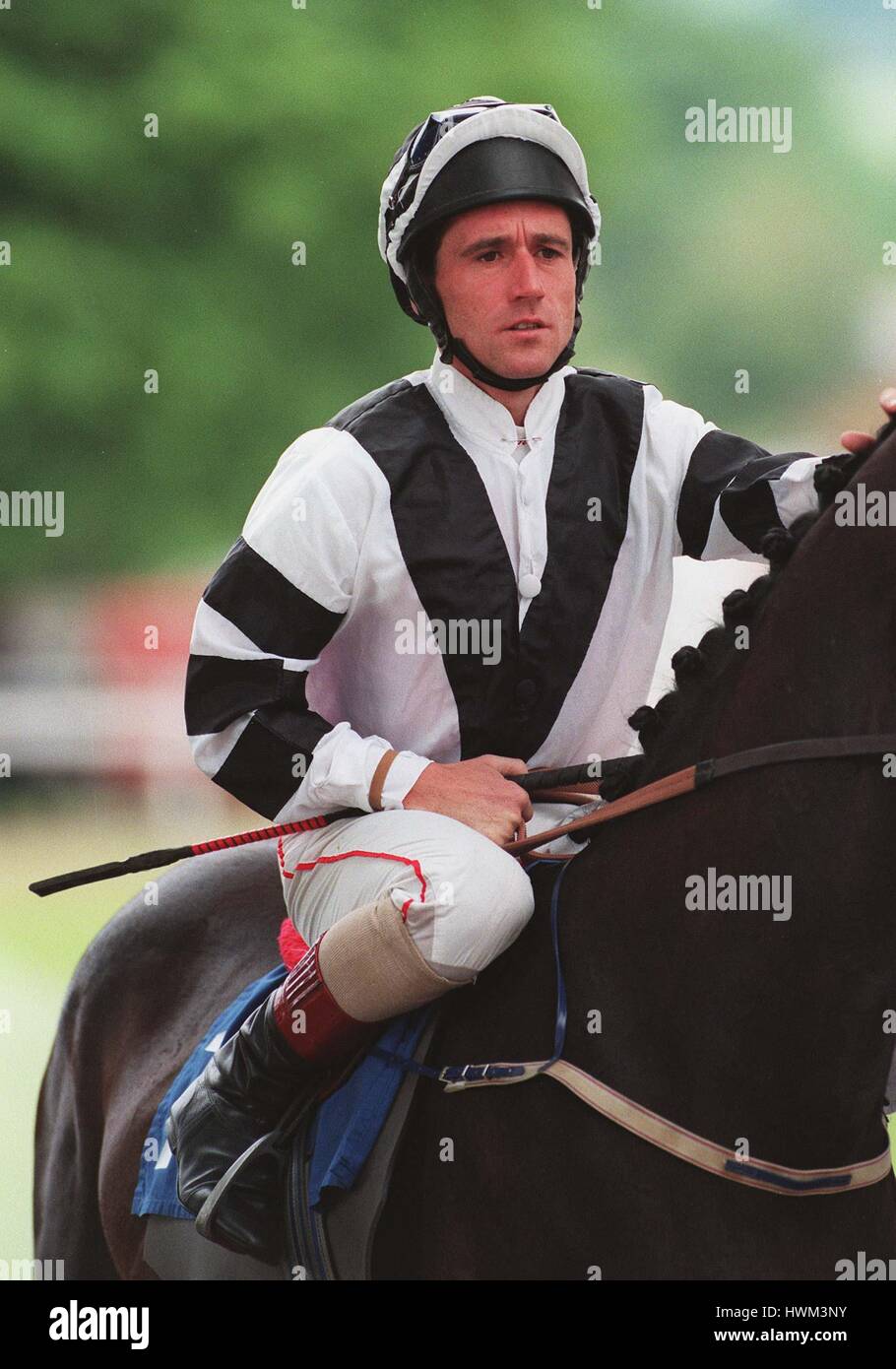 J.F.EGAN JOCKEY 05 Septembre 1996 Banque D'Images