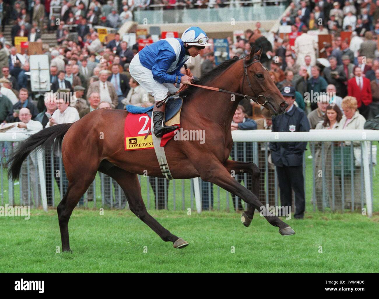 Feuille DOUBLE MONTÉE PAR WILLIE CARSON 17 Mai 1996 Banque D'Images