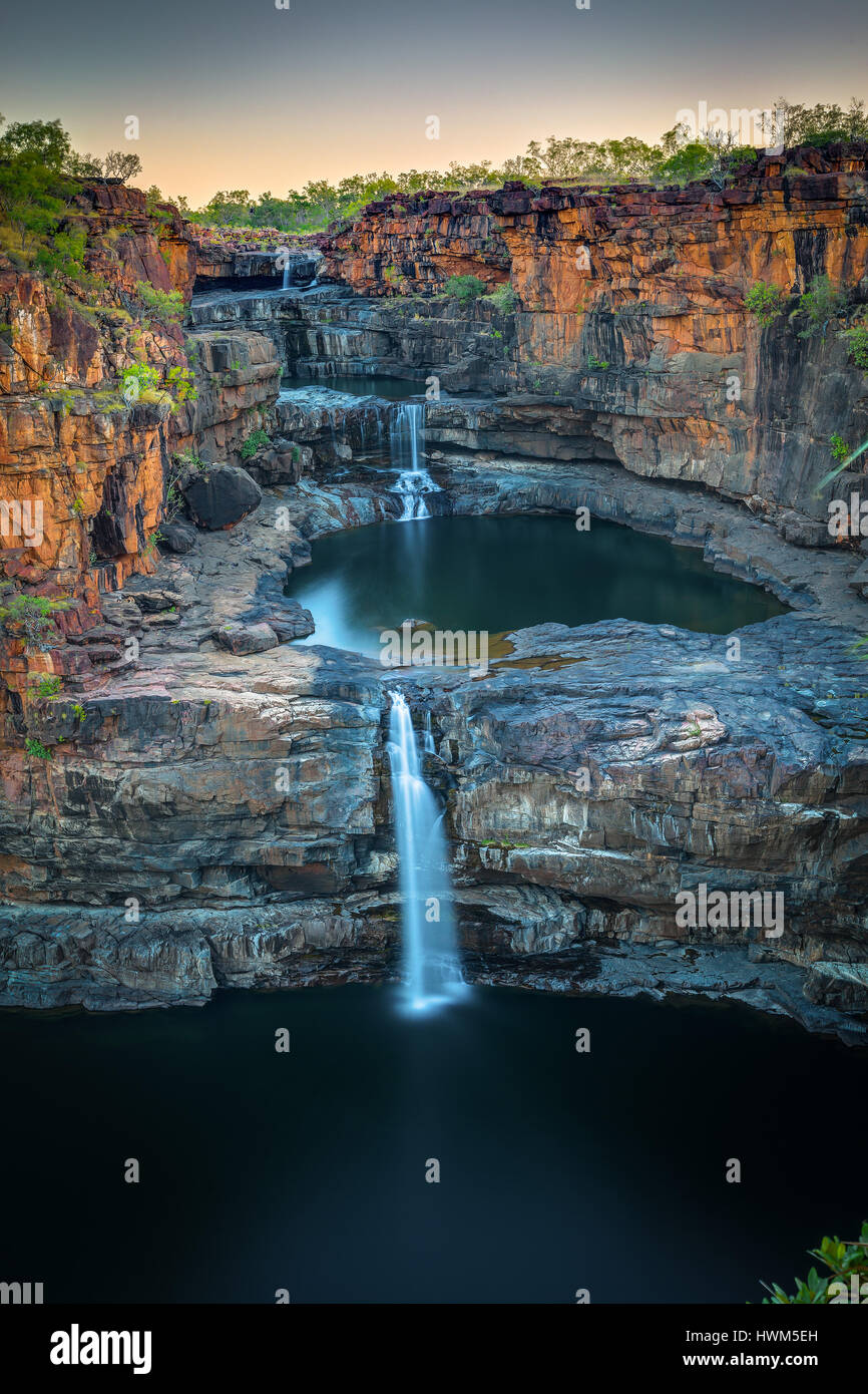 Mitchell Falls - Mitchell Plateau - Le Kimberley, Australie occidentale Banque D'Images