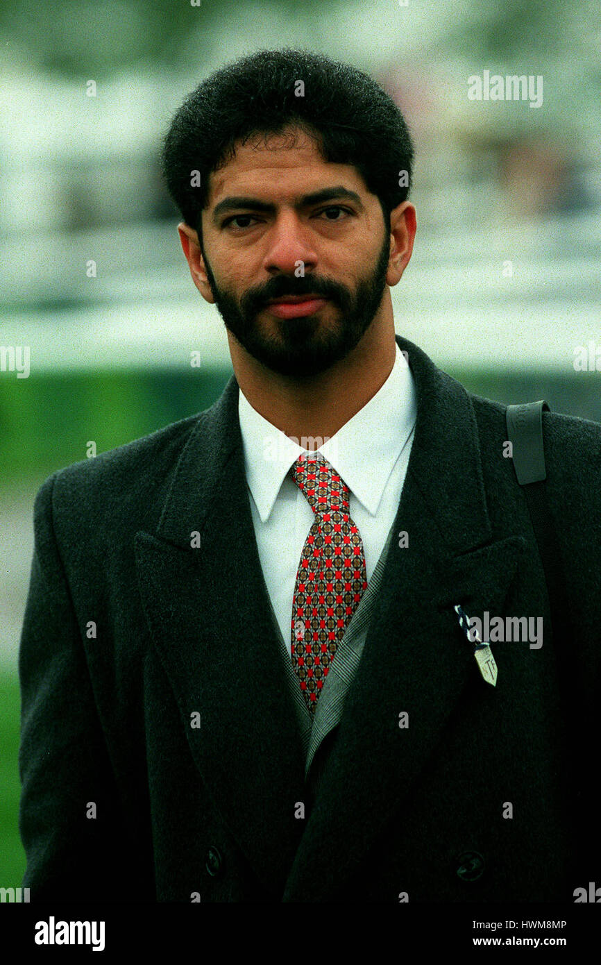 SAEED BIN SUROOR entraîneur de chevaux de course 05 Mai 1998 Banque D'Images