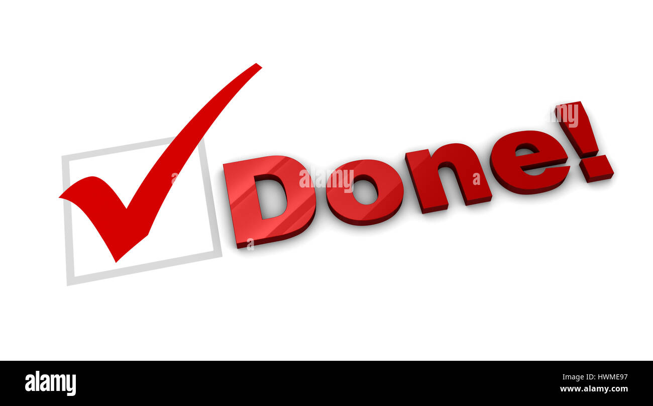 Check list 3d Banque d'images détourées - Alamy