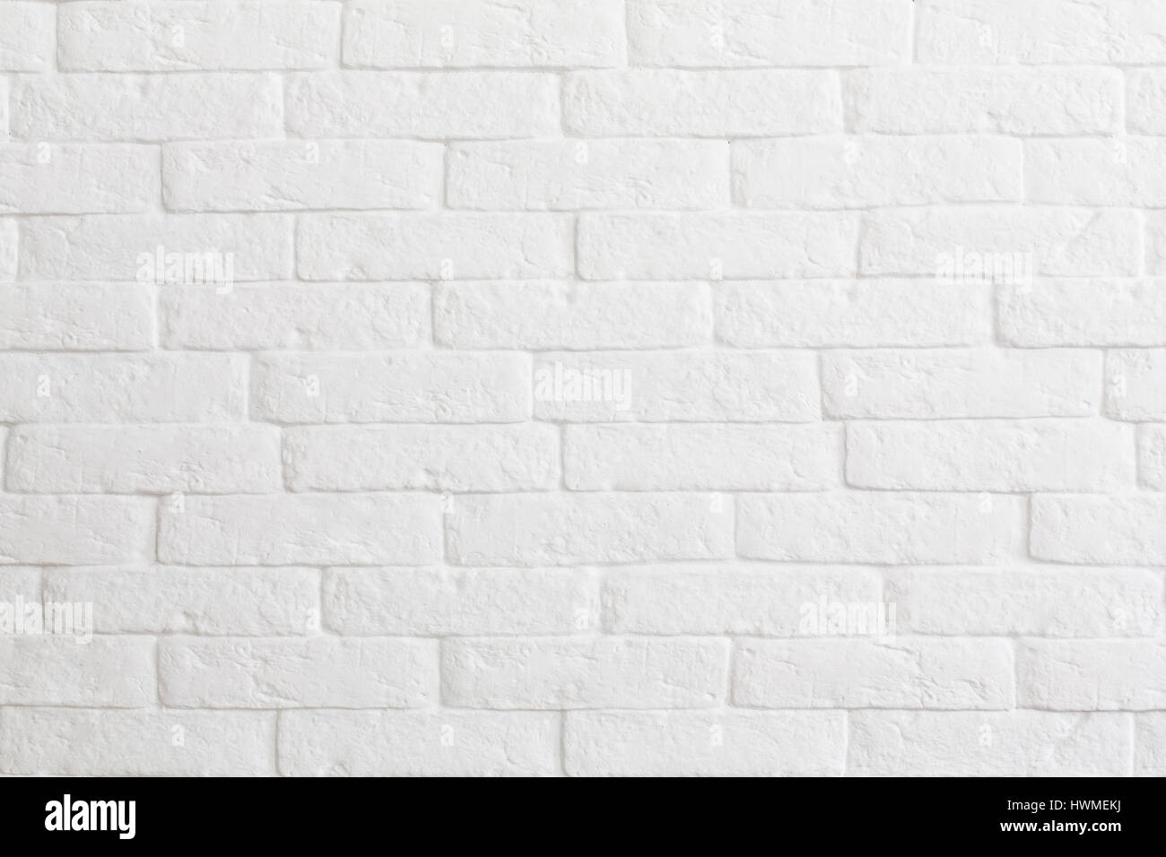 White brick wall background Banque D'Images