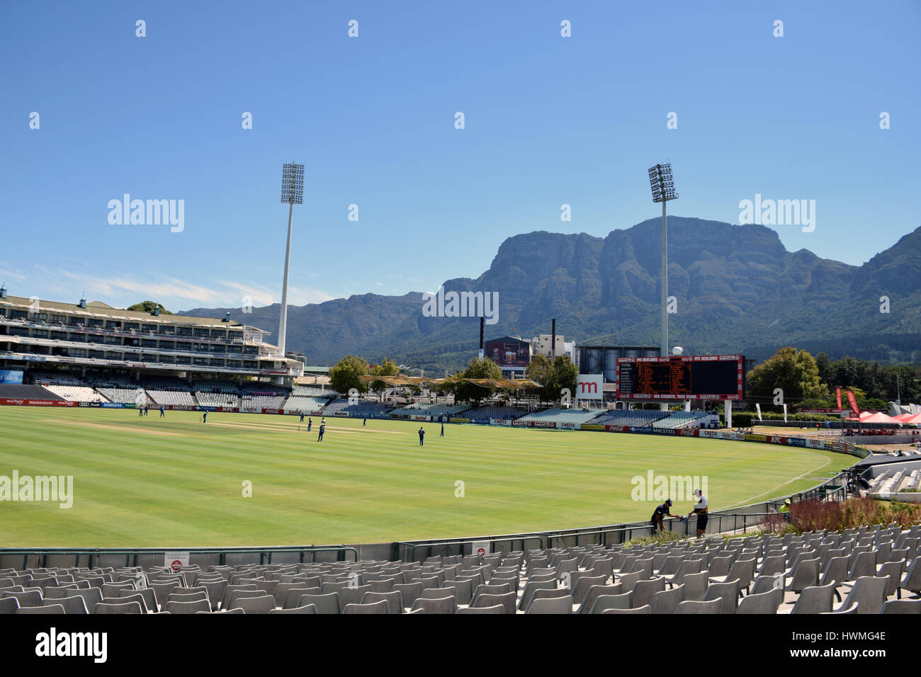 Newlands cricket ground, Cape Town, Afrique du Sud. Banque D'Images