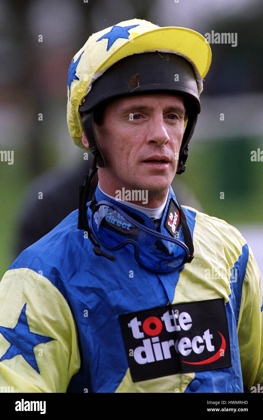 BRENDAN POWELL JOCKEY 28 Janvier 2000 Banque D'Images