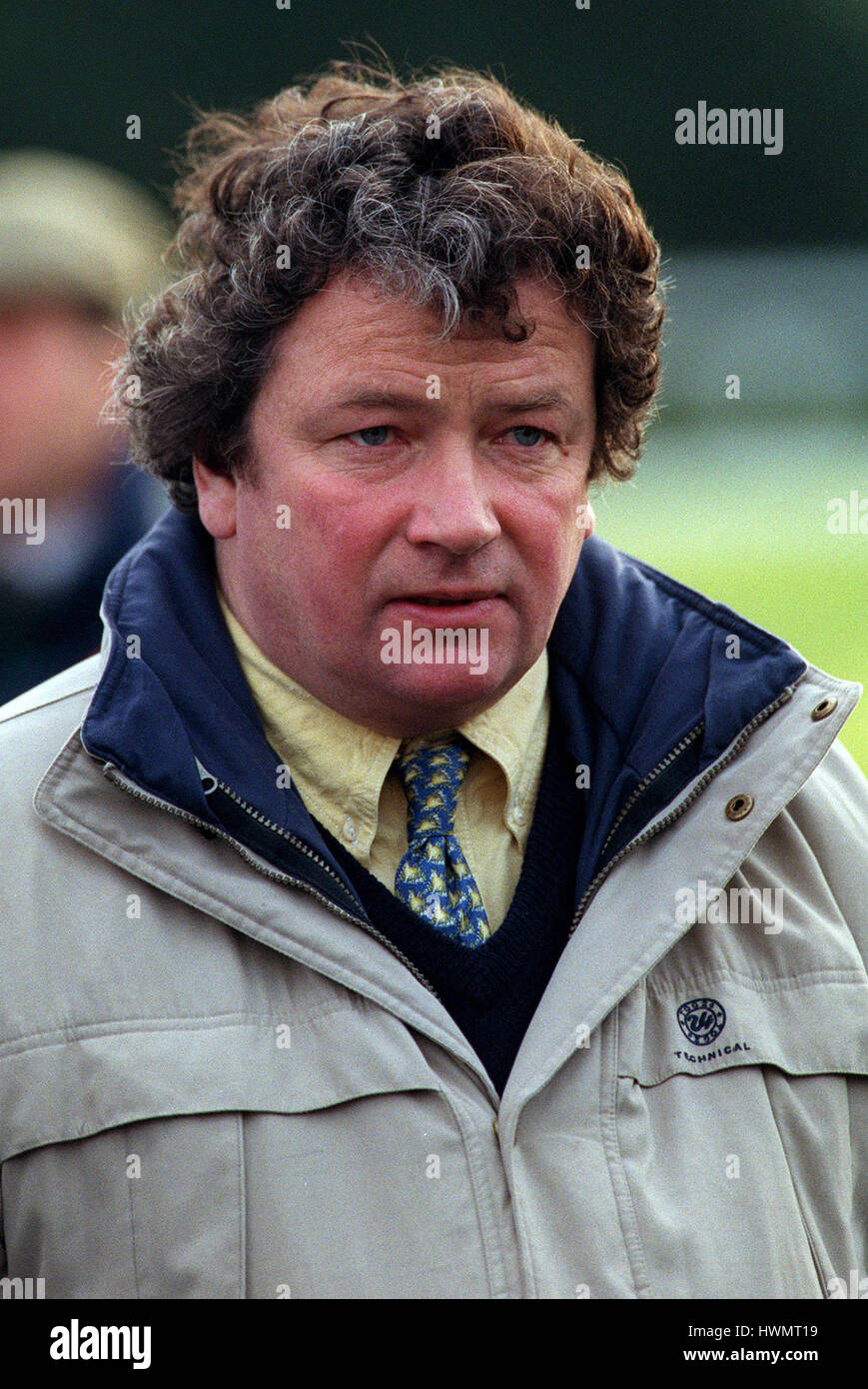 NIGEL TWISTON DAVIES-entraîneur de chevaux de course 28 Janvier 2000 Banque D'Images