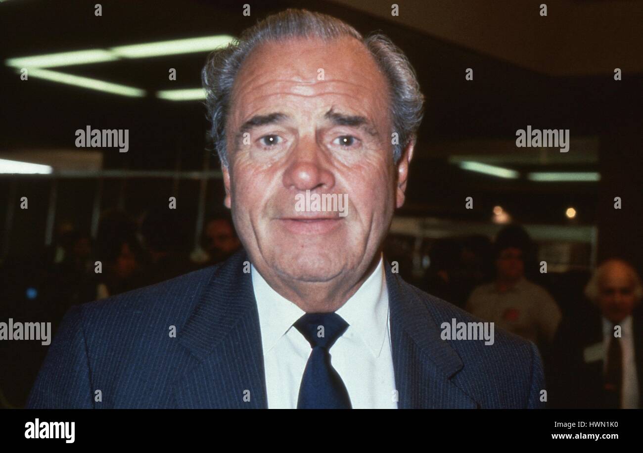 Ron Todd, Secrétaire Général du Transport and General Workers Union, assiste à la conférence du parti travailliste à Brighton, Angleterre le 1 octobre 1991. Banque D'Images