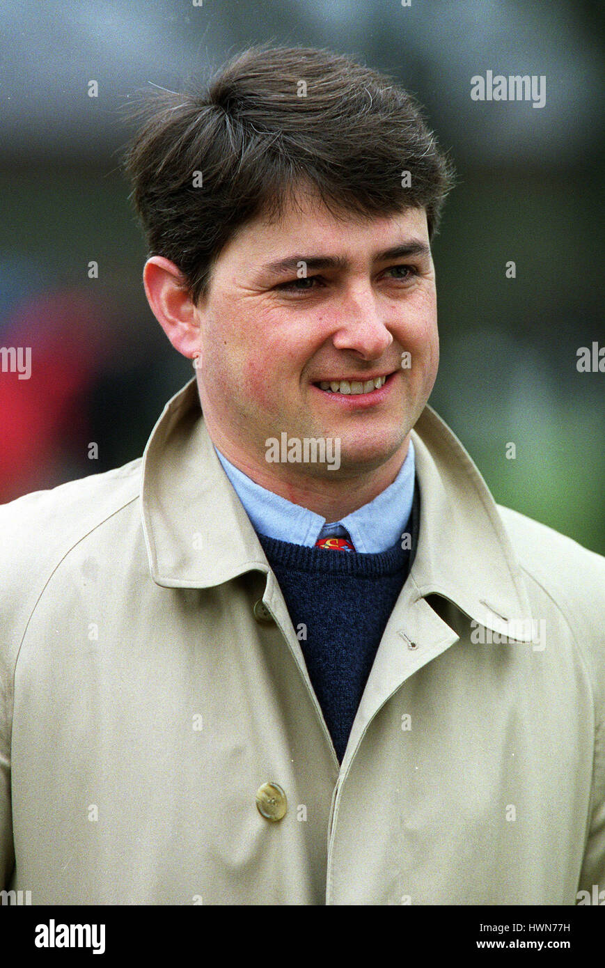 R.M.H. Entraîneur de chevaux de course COWELL DONCASTER HIPPODROME DE DONCASTER 08 Mai 2001 Banque D'Images