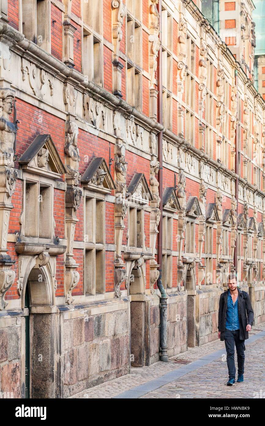 Le Danemark, la Nouvelle-Zélande, l'île de Slotsholmen, Copenhague, Borsen, ancienne bourse du 17e siècle Banque D'Images