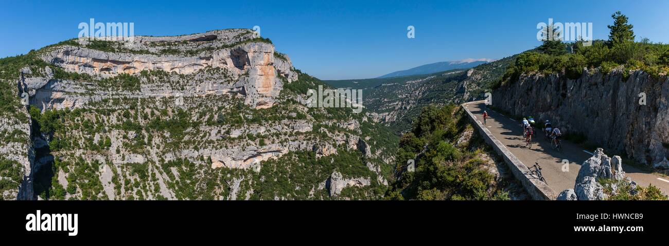 La France, Vaucluse, les Gorges de la nesque Banque D'Images