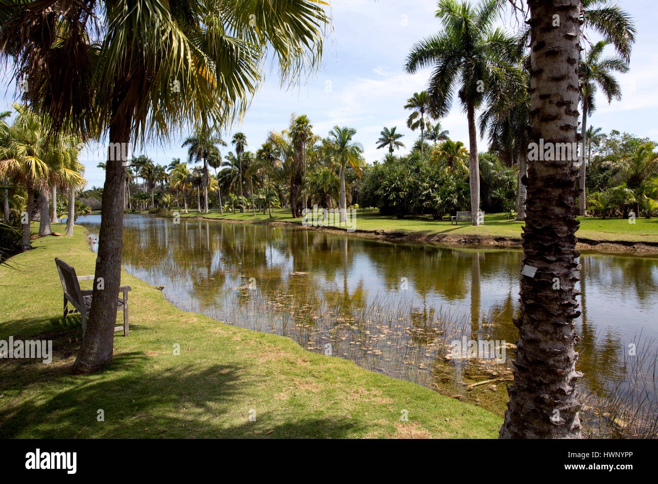 Fairchild Tropical Botanic Garden à Coral Gables, en Floride Banque D'Images