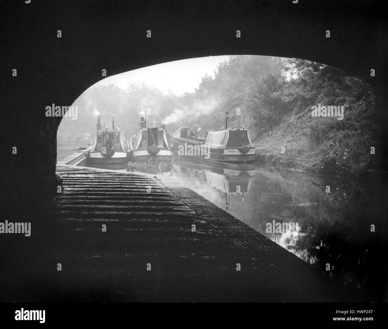 Black Country Living Museum Dudley Angleterre Narrowboats, bateaux du Canal de travail Banque D'Images