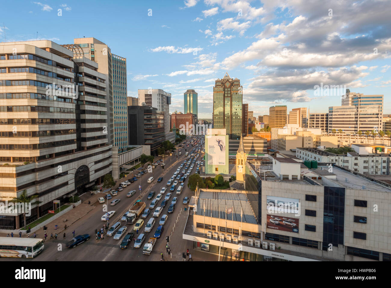 Harare, la capitale du Zimbabwe Photo Stock Alamy