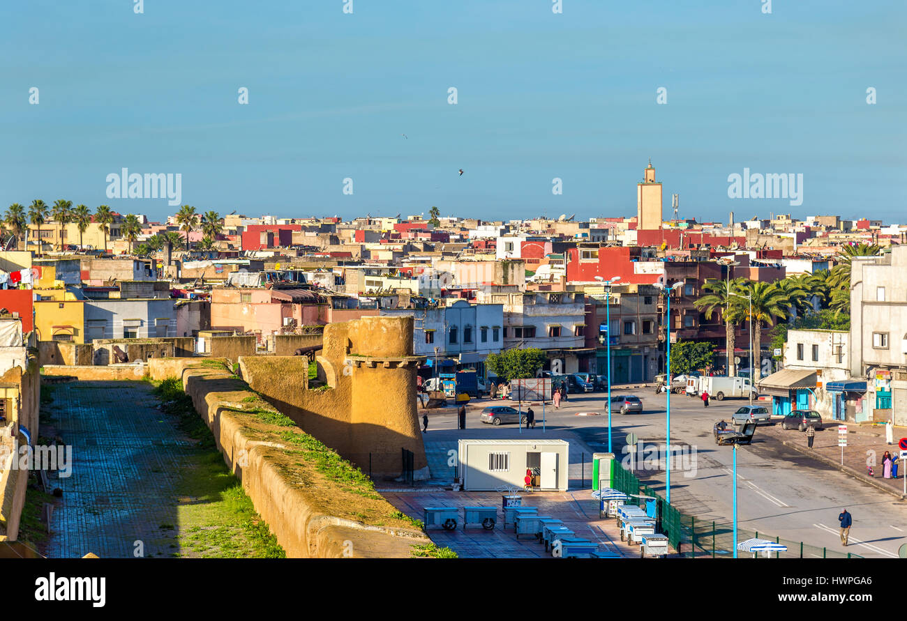 Paysage urbain d'El Jadida au Maroc ville Banque D'Images