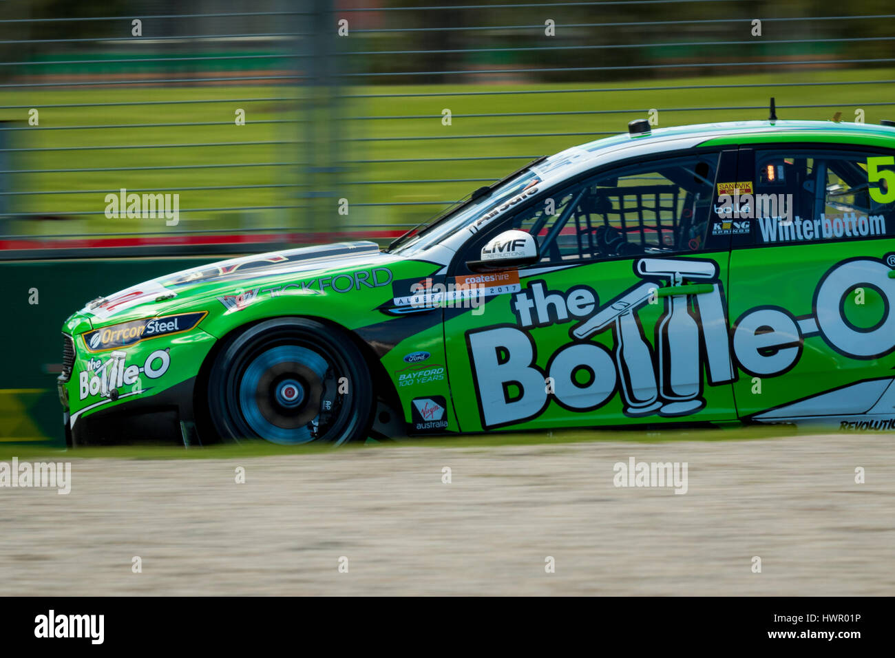 Melbourne, Australie. Mar 23, 2017. Au cours de la pratique Supercars 2017 Rolex de Formule 1 Grand Prix d'Australie, l'Australie le 23 mars 2017. Crédit : Dave Hewison Sports/Alamy Live News Banque D'Images