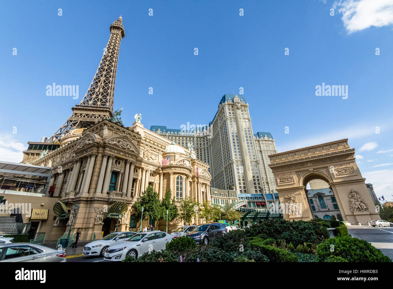 Paris Hotel Casino - Las Vegas, Nevada, USA Banque D'Images