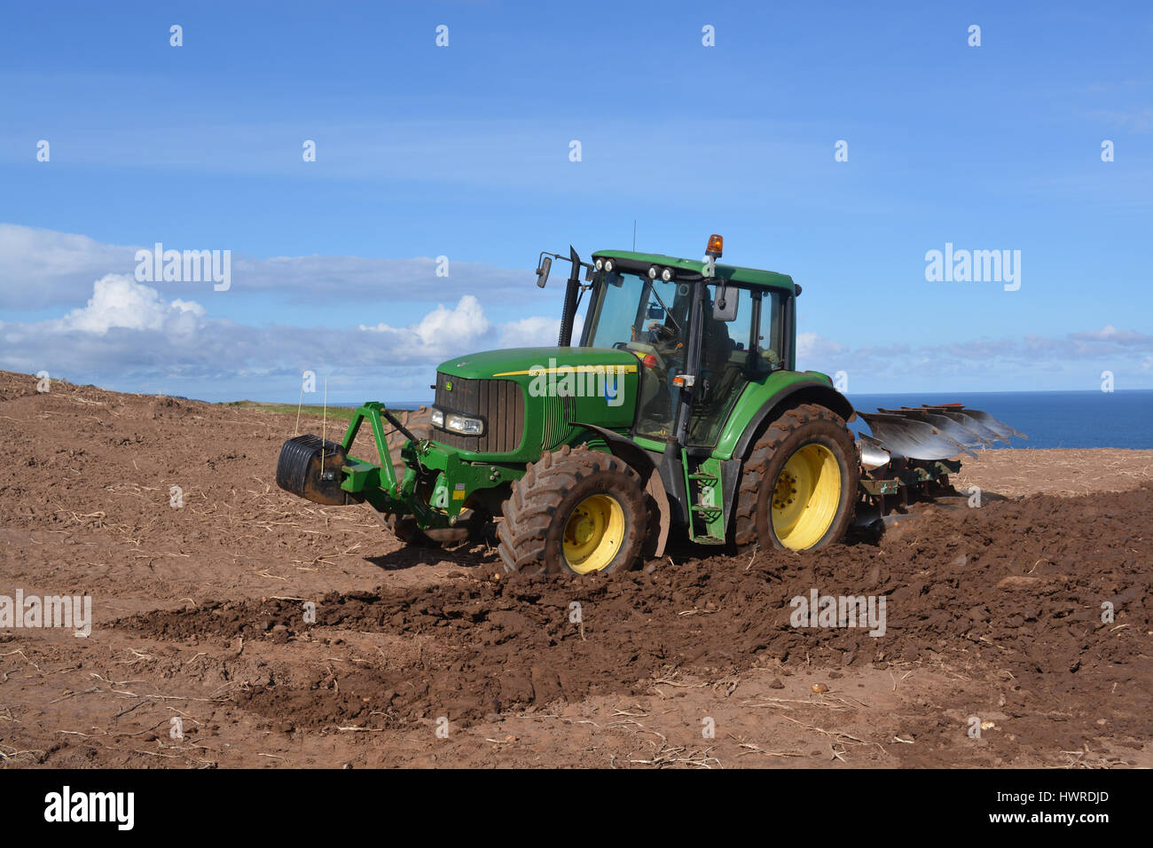 Tracteur John Deere 6620 Banque D'Images