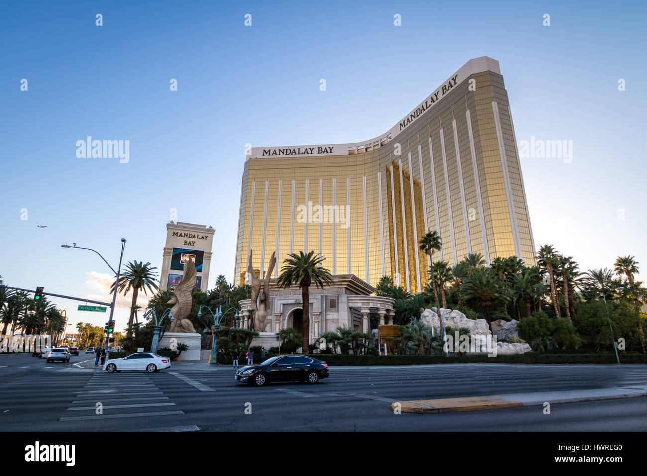 Mandalay Bay Hotel and Casino - Las Vegas, Nevada, USA Banque D'Images