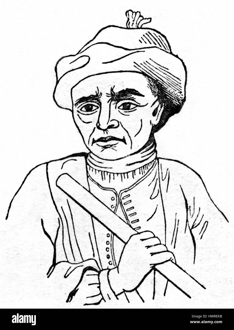 Jonathan Wild (1682 ou 1683 - 24 mai 1725), London underworld figure qui a opéré des deux côtés de la loi, connu sous le nom de "preneur de voleur général' 18e siècle Banque D'Images