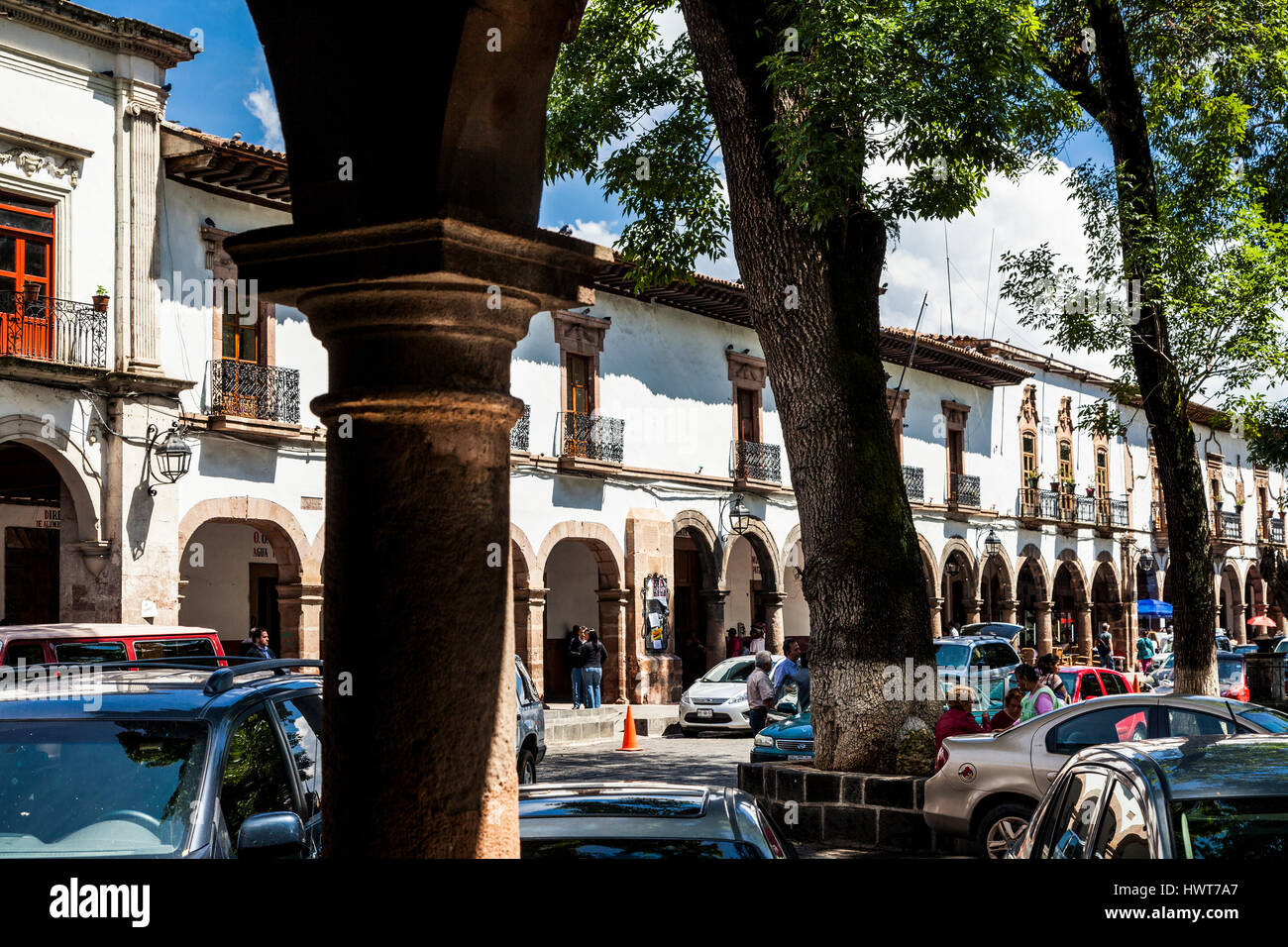 Pátzcuaro Centro Historico Mexico Banque D'Images