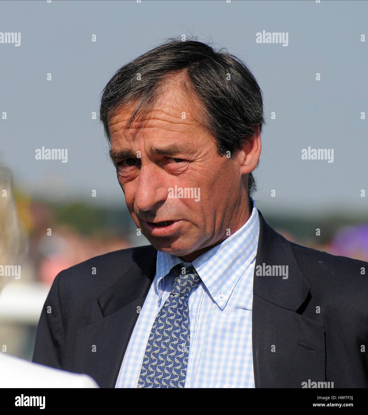 Entraîneur de chevaux de course JARVIS WILLIE HIPPODROME DE DONCASTER DONCASTER ANGLETERRE 07 Septembre 2011 Banque D'Images