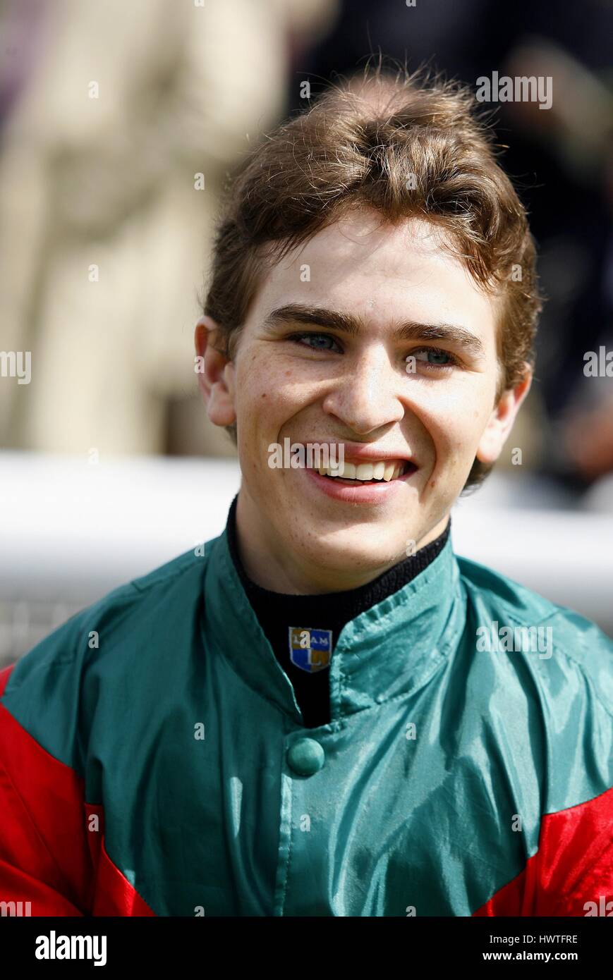 NICKY MACKAY LE JOCKEY KNAVESMIRE YORK RACECORSE YORK ANGLETERRE 18 Mai 2007 Banque D'Images