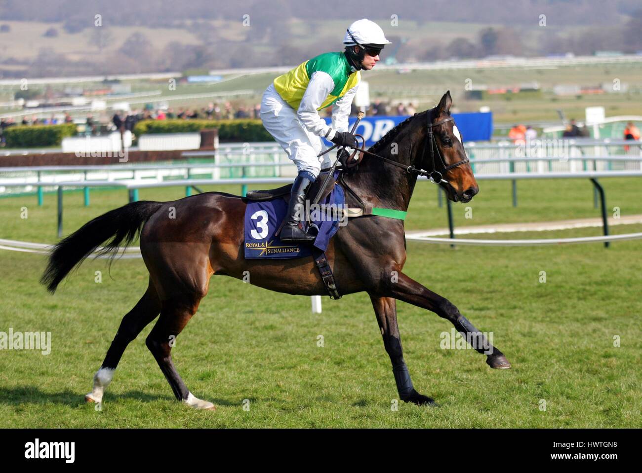 GLASKER MILL monté par T.J.Murphy L'hippodrome de Cheltenham CHELTENHAM ANGLETERRE 15 Mars 2006 Banque D'Images