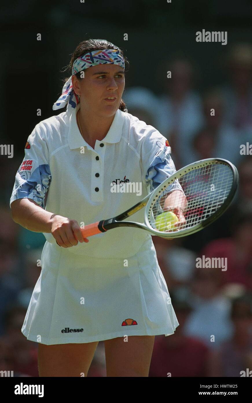 CONCHITA MARTINEZ WIMBLEDON 03 Juillet 1995 Banque D'Images