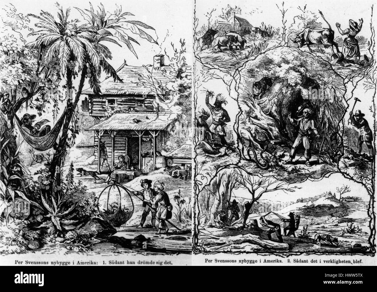 Les emigration.propaganda.1869 Banque D'Images