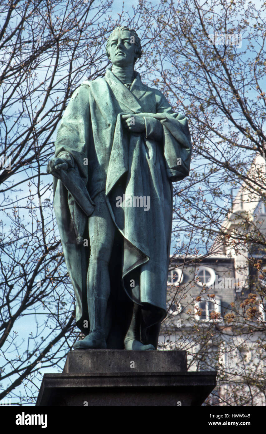 Statue de William Pitt Banque D'Images