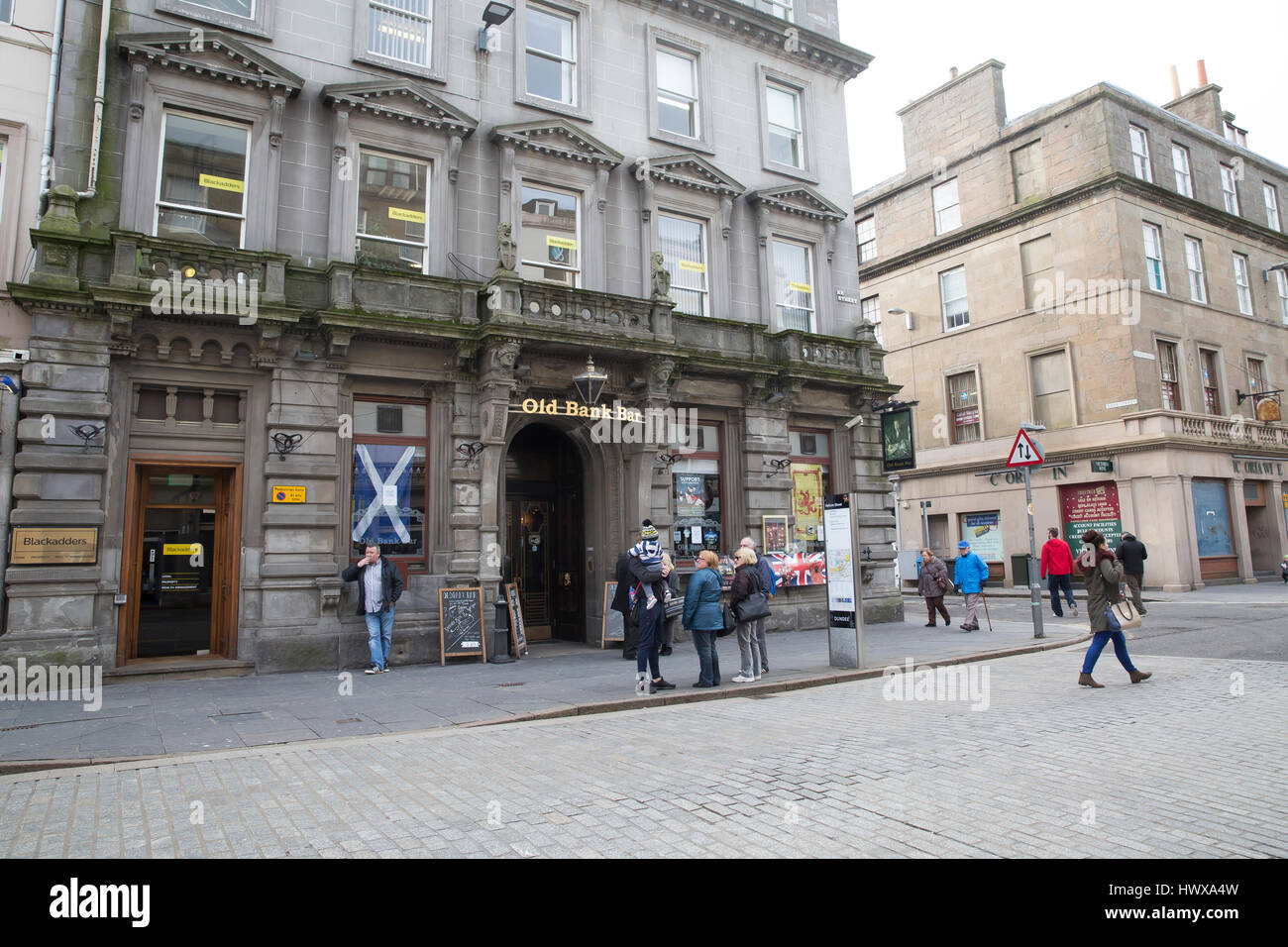 Ancienne Banque Bar à Dundee en Écosse Banque D'Images