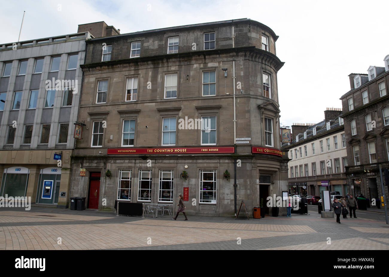 Le dépouillement House pub à Dundee en Écosse Banque D'Images