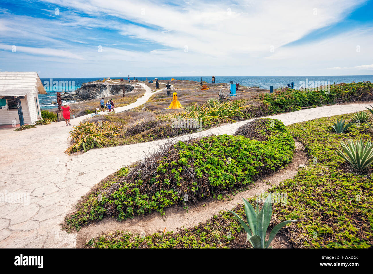 Punta Sur, Isla Mujeres, Mexique Banque D'Images