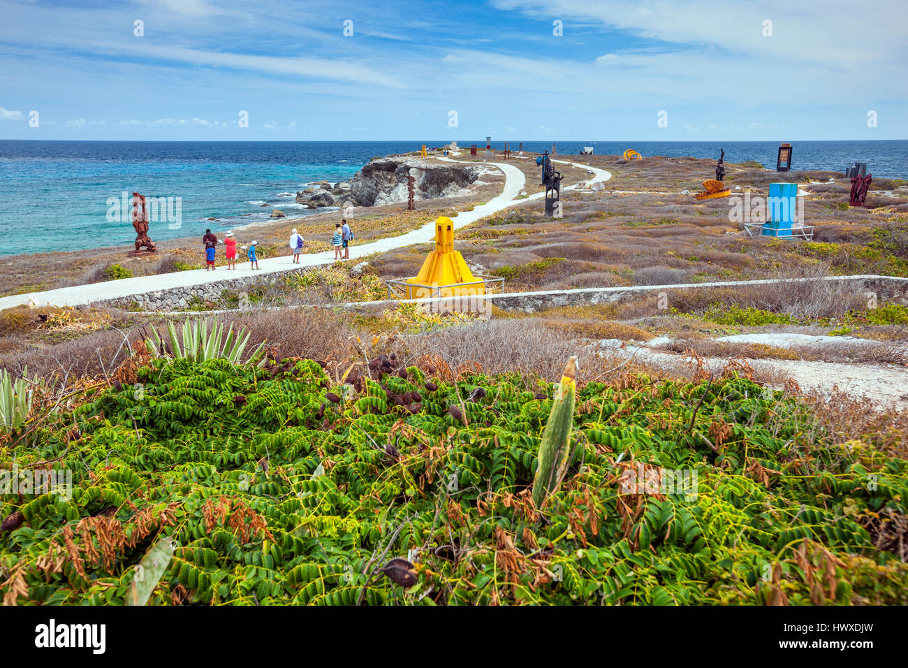 Punta Sur, Isla Mujeres, Mexique Banque D'Images