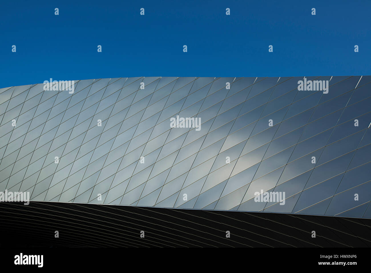 Aquarium du Danemark, également connu sous le nom de la planète bleue (Den Blå Planet) et a ouvert ses portes à l'extérieur de Copenhague Kastrup en 2013. Le top-moderne buildi Banque D'Images