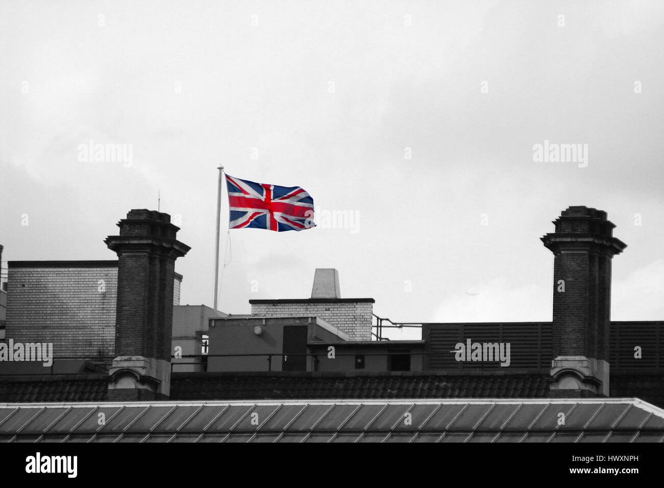 Le drapeau de l'Angleterre. Banque D'Images