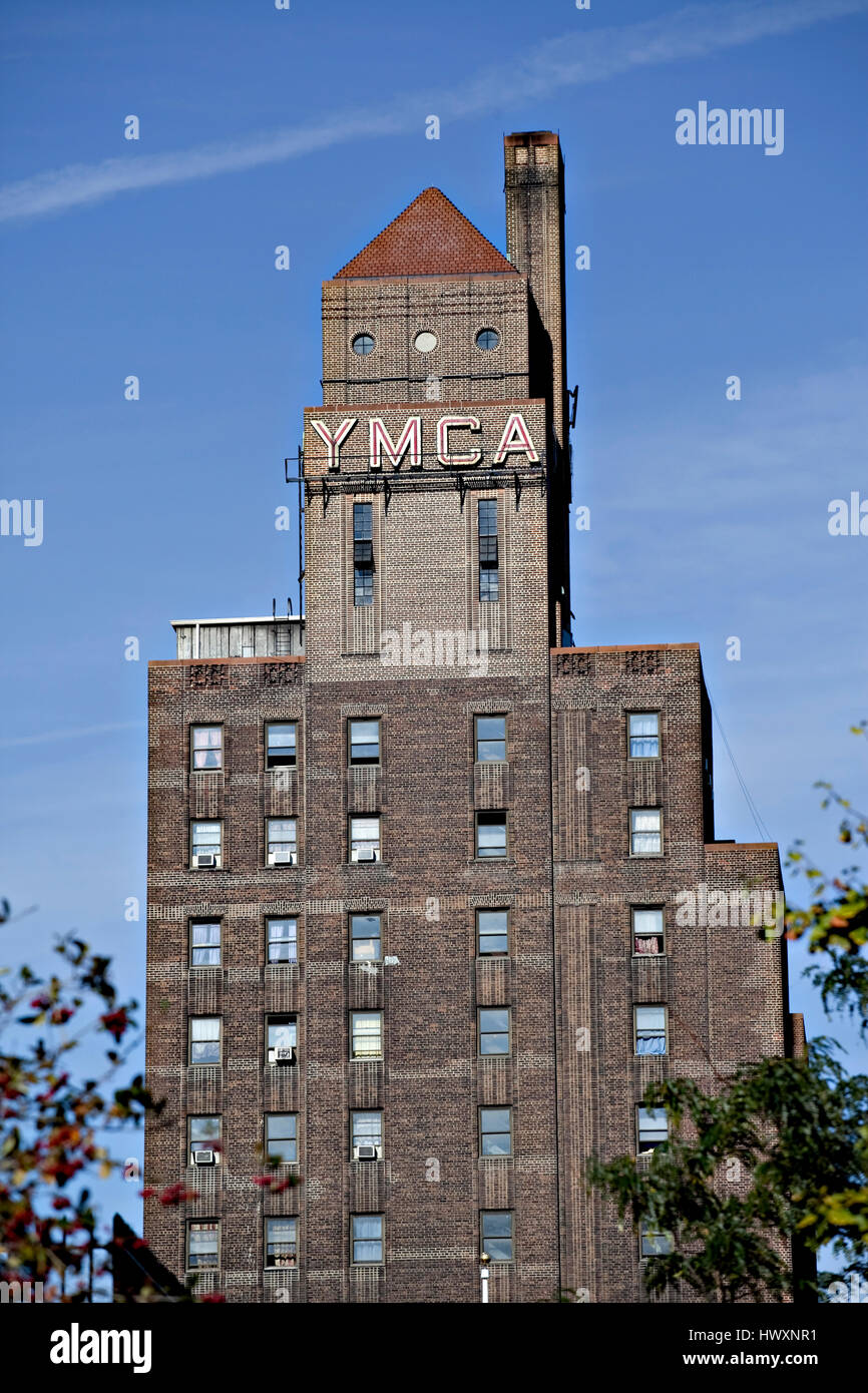 Le Harlem YMCA à New York, aux États-Unis. Banque D'Images