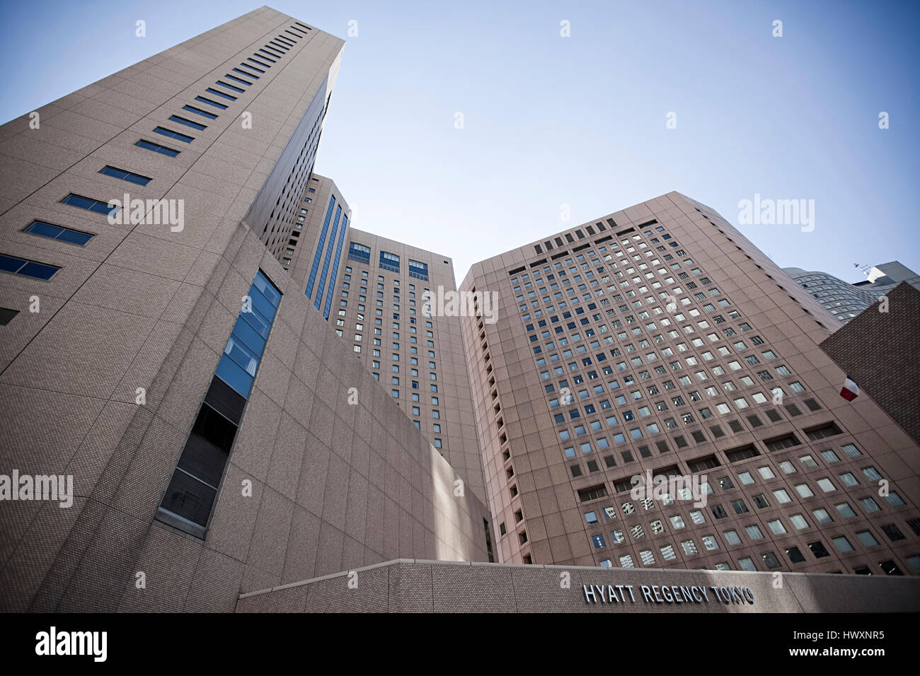 Le Hyatt Regency Hotel à Tokyo, Japon. Banque D'Images