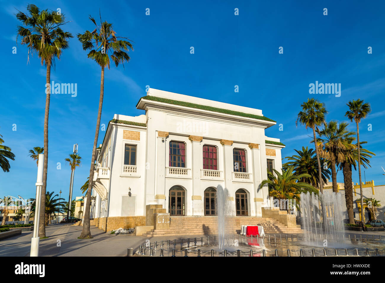 Théâtre Municipal d'El Jadida, Maroc Banque D'Images