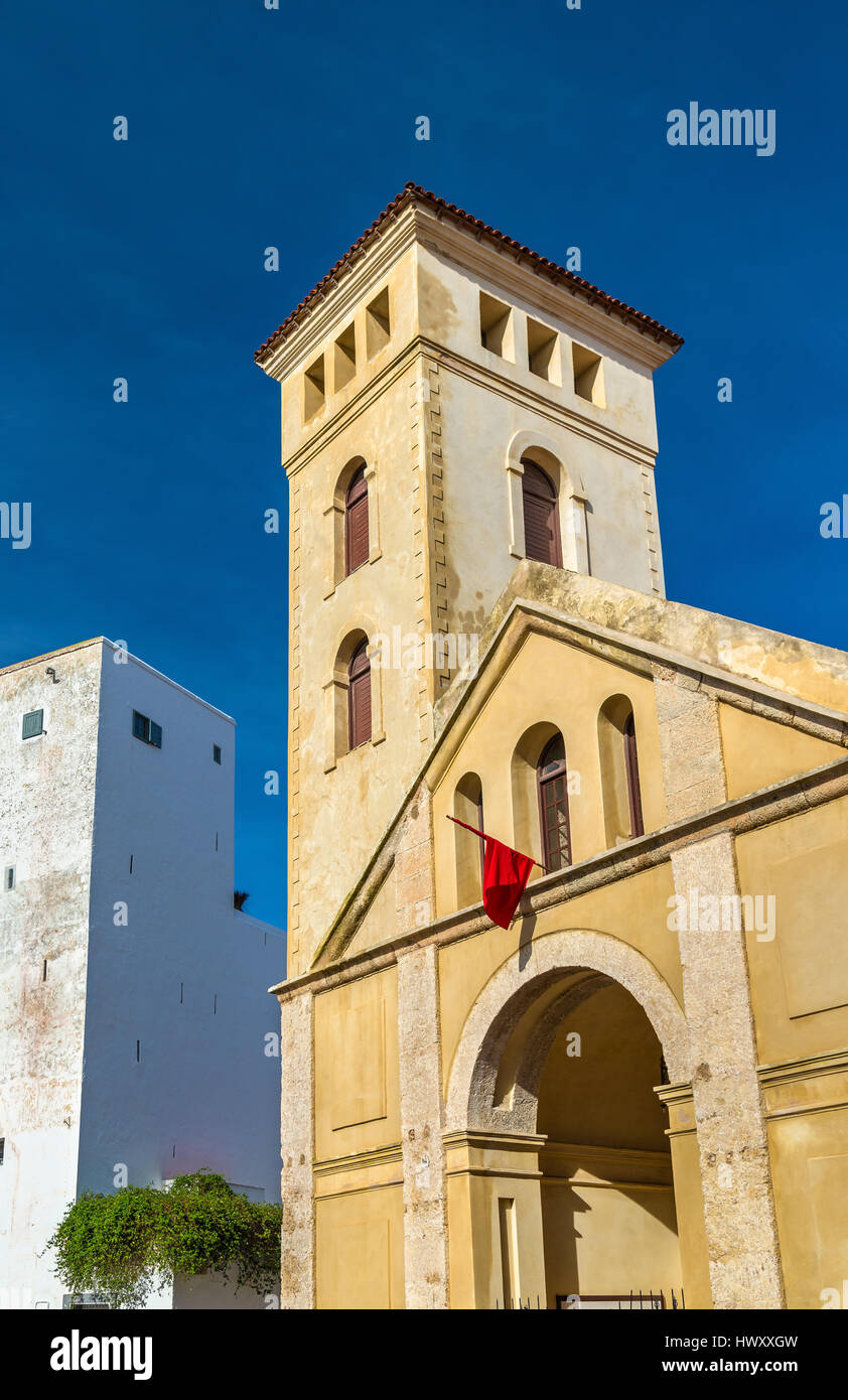 Église de l'Assomption dans la ville portugaise de Mazagan à El-Jadida, Maroc Banque D'Images