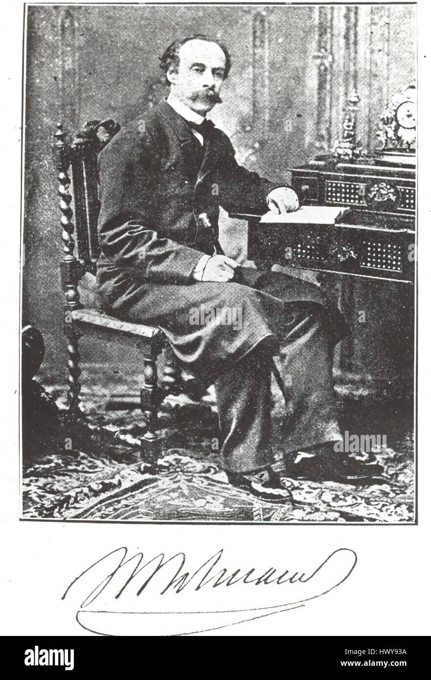 Balmaceda con firma fait référence à une œuvre signée mettant en vedette José Manuel Balmaceda, président chilien de 1886 à 1891. La pièce dépeint probablement sa ressemblance et peut servir de représentation historique de sa présidence et de son rôle dans l'histoire chilienne. Banque D'Images