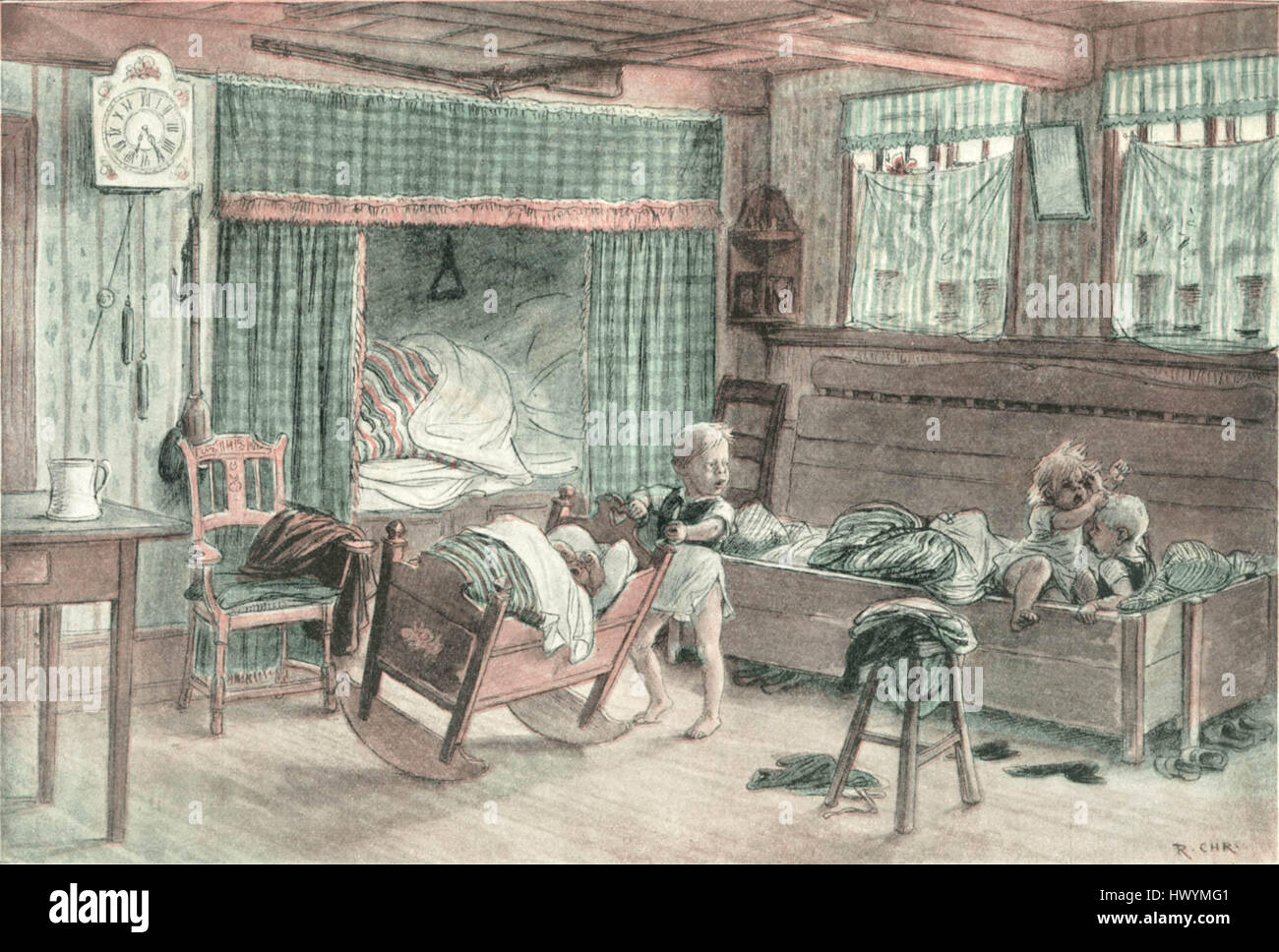 'AF Samtidens Kunst' de R. Christiansen explore la scène artistique contemporaine, en se concentrant sur les expressions modernes et les mouvements artistiques. La pièce capture l'essence de la vie contemporaine à travers des visuels vifs et des compositions dynamiques, offrant un aperçu des tendances actuelles dans le monde de l'art. Banque D'Images
