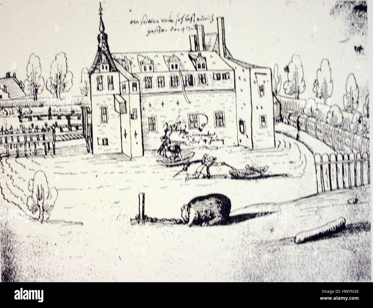 Aurichschlossaltans fait référence à un bâtiment historique situé dans la ville d'Aurich, en Allemagne. La structure, datant du XVIe siècle, a servi à la fois de château et de centre administratif tout au long de son histoire, reflétant l'évolution architecturale allemande. Banque D'Images